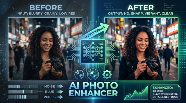 AI 사진 향상